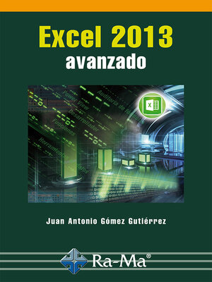 cover image of Excel 2013 avanzado